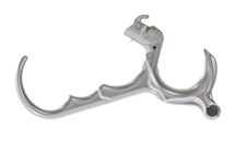 SCOTT ARCHERY Ascent Micro Hinge Release 4 Large, Silver (6013-4L)