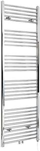Milano Neva - 1000W Chrome Electric Heated Towel Rail - 1785mm x 600mm