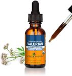 Herb Pharm Certified Organic Valerian Root Liquid Extract for Relaxation and Restful Sleep, Alcohol-Free Glycerite, 1 Ounce