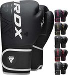 RDX Kids Boxing Gloves Sparring and Muay Thai Maya Hide Leather, Kara Patent Pending Junior Training Mitt for Kickboxing, Punch Bag, Focus Pads, MMA, Thai Pad, Double End Ball Punching Fight Gloves