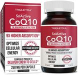 SoActive CoQ10® 250 mg: CoQ10 Phytosome with up to 9X Higher Absorption - Proven Cellular Delivery - Supports Cellular Energy Production (60 Capsules)