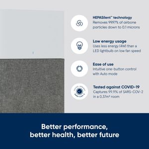 Blueair Blue 3610 Air Purifier – HEPA Filter, Large Room