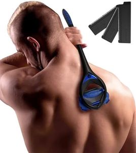 BakBlade 3.0 Stealth - Back Shaver for Men, Extra Long 23" Ergonomic Handle for a Close, Pain-Free Shave, The Ultimate Back Hair Trimmer for Men, +3 Extra Back Blade Refills