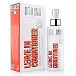 BOLD UNIQ Leave In Conditioner - Intense Treatment, Anti-frizz Detangler Spray, Adds Deep Moisture & Shine to Dry, Damaged, Colored, Curly, Frizzy, Broken & Bleached Hair Cruelty-free and 100% Vegan 175 ml / 5.9 Fl.Oz