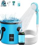 WADEO Upgraded Portable Shower, Cam