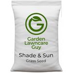 Shade Grass Seed Mix - Grass Seeds for Shaded Areas - Grows in Sun and Shade - 10kg - Garden Lawncare Guy
