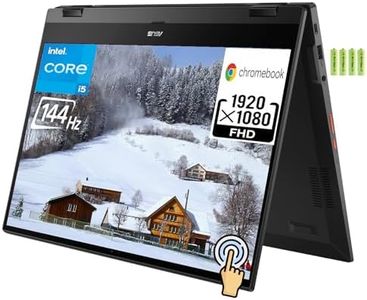 ASUS Cloud Gaming Chromebook CX55 Flip 2-in-1 Convertible Laptop, 15 15.6" 144Hz FHD Touchscreen, Intel Core i5-1135G7, 8GB RAM, 2TB SSD, Wi-Fi 6, Bluetooth 5.2, Numpad, Chrome OS, Gray, w/Battery