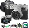 FUJIFILM X100VI Digital Camera (Silver) (16821822) + 64GB Card + Card Reader + Carrying Case + Memory Card Wallet + Cleaning Kit Bundle