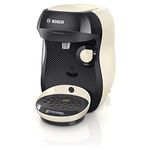 TASSIMO by Bosch HAPPY TAS1007GB Coffee Machine, 1400 Watt, 0.7 Litre - Cream