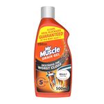 Mr Muscle Drain Unblocker, Sink & Drain Cleaner, Fast Acting Heavy Duty Drain Gel, Dissolves Clogs, Works 3x Better Than Bleach, Safe for All Pipes, 500ml