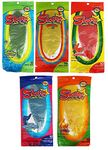 Mexican Slaps Lollipop Candy - 50 Pieces Mega Bundle - 5 Flavors - Tropical, Watermelon, Mango, Green Apple, and Blue Tamarind