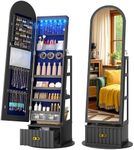 FOMNEY Full Length Mirror with Stor