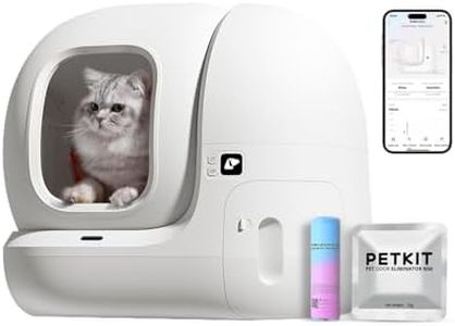 PETKIT New Version Pura Max Self Cleaning Cat Litter Box with N50 Odor Eliminator,Automatic Cat Litter Box for Multiple Cats, Large Space/xSecure/APP Control