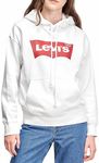 Levi's Women's Graphic Standard Hoodie, White, M