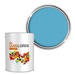 Landlords Anti Damp Paint | Matt Finish Paint | 5L in 20+ Colours | Damp Seal Prevent Build-up of Mildew | Cover Stains | Damp Proof Paint for Wall and Ceiling | Anti Condensation Paint | Mould Paint | Ocean Blue