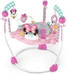 Disney Baby MINNIE MOUSE Forever Besties Baby Activity Center Jumper with 10 Toys, Lights & Sounds, 360-Degree Seat, 6-12 Months (Pink)