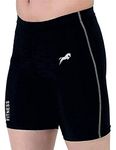 JUST RIDER Cycling Shorts Men | Bicycle Shorts | Men's Cycling Shorts | Cycling Compression Shorts (L) Black