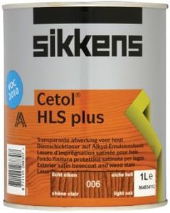 Sikkens SIKCHLSPLO 1L Cetol HLS Plus Translucent Woodstain Light Oak