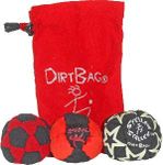 Dirtbag Medley Footbag Hacky Sack 3 Pack - Red/Black