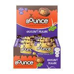 Bounce Hazelnut Praline Plant Protein Balls, Coated in Smooth Dark Chocolate, 12 x 40g Individual Vegan Protein Balls