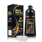 TONY STARK Herbal 3 in 1 Hair Dye Instant Black Hair Shampoo for Women & Men