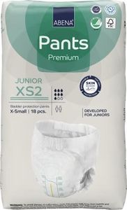 Abena Pants Premium Junior Extra Small XS2 50-75cm 7D 1500 mL Pack of 18's
