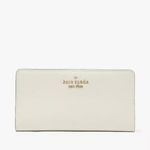 Kate Spade Wallet for Women Madison Large Slim Bifold Wallet, Meringue, Wallet