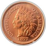 1877 Indian Head Cent Design 1 oz P