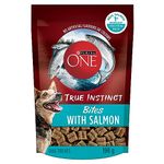 Purina ONE True Instinct Bites Natural Dog Treats, Salmon - 198 g Pouch (1 Pack)