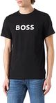 BOSS Men's T-Shirt RN T-Shirt, Blac