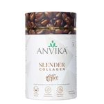 Anvika Slender Collagen Coffee India's First | Arabica Coffee | Instant Coffee Collagen Sachet for Weight Loss | Weight Management & Muscle Recovery