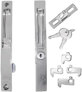 Chrome Sliding Glass Door Handle With Key