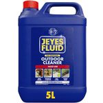 Jeyes Fluid Outdoor Cleaner (5 Litre). Multi Use Disinfectant Liquid - Kills 99.9% Bacteria, Patio Cleaner Fluid for Greenhouses, Paths, Pet Housing - Tackles Dirt, Rust & Limescale - Protects Family