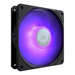 Cooler Master SickleFlow 120 RGB Case & Cooling Fan - RGB Motherboard Compatible, White Air Balance Blades, 62 CFM, 2.5 mmH2O, 8 to 27 dBA - RGB