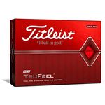 Titleist TruFeel golf Balls, Matte Red, (One Dozen)