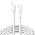 10ft 60W USB C to C Cable for iPad Pro 12.9 11 inch, Air 5 4, Mini 6, USB C Cord for MacBook Air Pro, USBC Type C Fast Charging Cord for iPhone 16 15 Pro Max, Pixel