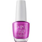 O.P.I Nature Strong Natural Nail Polish | Thistle Make You Bloom Nail Lacquer (Pink) | 15 ml | Long-Lasting, Glossy Nail Polish | Natural Origin, Vegan & Cruelty Free