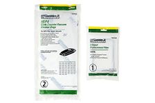 50410 + 40324 Kenmore 50410 HEPA Cansiter Vacuum Bags + 40324 HEPA Exhaust Filter, Bundle Pack. Kenmore Canister Vacuum Cleaners. Genuine Kenmore. Package of 2 HEPA Synthetic Bags + 1 HEPA Filter
