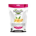 Seba Garden Crystallized Ginger 1 kg - Ziplock bag Healthy Snacks, Premium Quality