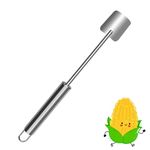 Corn Peeler, Corn Peeler for Corn on The Cob, Stainless Steel Sweet for Kitchen, Corn Cob Stripper Tool, Corn Planer Thresher, Corn Remover with Ergonomic Handle