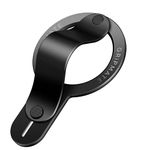 GripMate for MagSafe Phone Grip for iPhone - Magnetic Phone Ring Holder Detachable for iPhone 17 - Comfortable Finger Ring Grip for Apple 16/15/14/13/12,Black