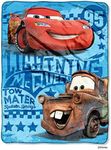 Disney-Pixar's Cars 2, "Buddy Racers Micro Raschel Throw Blanket, 46" x 60", Multi Color