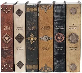 Game of Thrones | Six-Volume Hardcover Book Set with Custom Designed Juniper Books Dust Jackets | Author George R. R. Martin