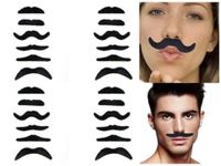 The Flash Store 24pcs/set Costume Party Halloween Fake Mustache Moustache Funny Fake Beard Whisker for Your Birthday