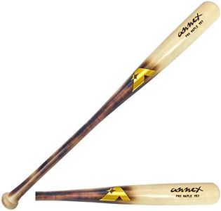 Annex Model Y57 Maple Wood Baseball Bat (Youth) (Flame Handle/Clear Coat Barrel, (26-Inch/21 to 19-Ounce ((-5 to -7)))
