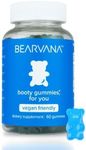 BEARVANA Bum Support Gummies for Women | Workout Enhancement | Berry Flavored | Multivitamins | Natural Botanical Blend | Tone Curves | Boost Confidence | Women’s Fitness Supplement (60 Count)