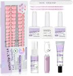 SAVILAND Press On Toenails Kit: Lon