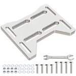 YOXUFA Mini Bike Motor Engine Mounting Plate Adapter Bracket for 79cc 97cc 100cc Coleman CT100U CC100X Baja DoodleBug DB30 Motovox MBX10 MBX11 Predator 212cc Tecumseh 4 Stroke Engine Parts Aluminum