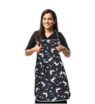 AAZEEM Apron with Front Pocket for Women Men |Adjustable Neck Strap Long Ties Chef Aprons for| Kitchen Cooking |Chef Apron | Pack of 1|