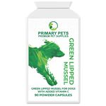 Green Lipped Mussel for Dogs, Joint supplements for dogs, Pack of 90 Powder Capsules, Hip & Joint Care for Dogs, Containing Premium New Zealand, Mussel for Dogs Perfect, Dog Joint Supplements